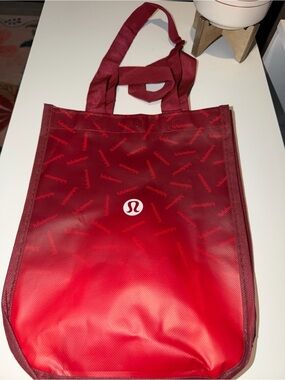 lululemon athletica Red Ombre Logo Tote